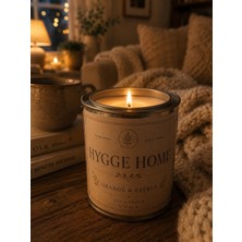 Maxi Trendy Vmga Hygge Home Portakal & Narenciye Aromalı Soya Mum 220GR | Cozy Ev Dekorasyonu Için Dekoratif Metal Kavanoz Mum | Rahatlatıcı Iskandinav Hygge Atmosferi