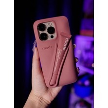 iPhone (11) Uyumlu Lip Case Ruj Bölmeli Rujlu Kılıf (Salty Tan)