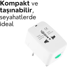 Maxi Trendy Universal Çoklu Priz Çevirici Seyahat Adaptörü Fiş/seyahat Adaptörü/power Charger Plug All In One World Travel Adaptörü Eu Us Uk Au China