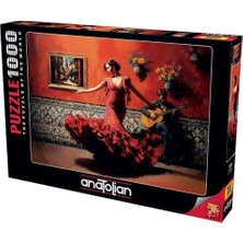Maxi Trendy Puzzle - FLAMENCO,1000 Parça Puzzle, #1204