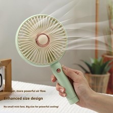 Maxi Trendy 3 Kademeli, Ayarlanabilir, Taşınabilir, Şarjlı, El Tipi Masaüstü Fanı Yeşil 2B161Y