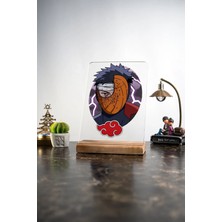 Modiwa Design Ev Naruto Obito Uchiha, Eşya, Ürünler, Masa Tasarım Dekoratif Ahşap Masaüstü Obje Hediyelik