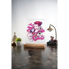 Modiwa Design Ev Hunter x Hunter Hisoka, Eşya, Ürünler, Masa Tasarım Dekoratif Ahşap Masaüstü Obje Hediyelik