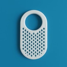 Maxi Trendy Arı Peteği Desenli Smart Tag 2 Kılıf Sert Dayanıklı Smarttag2 ile Uyumlu Plastik Koruyucu (Siyah)
