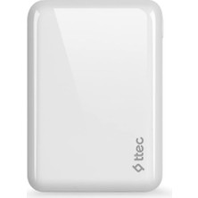 Maxi Trendy Recharger 10.000MAH Taşınabilir Şarj Aleti / Powerbank - Beyaz (2BB156B)