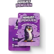 Maxi Trendy Nihilist Penguen, Eğlenceli Parti Kart Oyunu, 3-8 Oyuncu, 15-20 Dakika