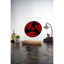 Modiwa Design Ev Naruto Sharingan Arkadaşa, Eşya, Ürünler, Masa Tasarım Dekoratif Ahşap Masaüstü Obje Hediyelik