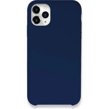 Mudanis Apple Iphone 11 Pro Max Kılıf Lansman Legant Silikon - Lacivert