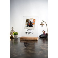Modiwa Design Sevgililer Günü Fotoğraflı Special Sevgiliye Masa Dekouru Tasarım Dekoratif Ahşap Masaüstü Obje