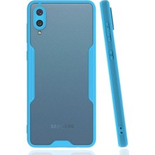 Mudanis Samsung Galaxy A02 Kılıf Platin Silikon - Mavi