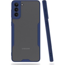 Mudanis Samsung Galaxy S21 Plus Kılıf Platin Silikon - Lacivert