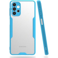 Mudanis Samsung Galaxy A72 Kılıf Platin Silikon - Mavi