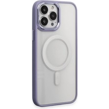 Aconcept Newface Iphone 15 Pro Kılıf Room Magneticsafe Silikon - Lila