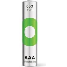 Maxi Trendy Gp Batteries Recyko 650 Aaa Ince Kalem Ni-Mh Şarjlı Pil, 1.2 Volt, 2'li Kart