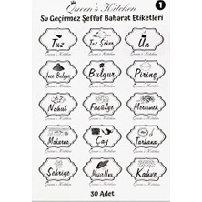 CATEKSSS 30 Adet Su Geçirmez Yıkanılabilir Saklama Etiketi Plastik Turuncu
