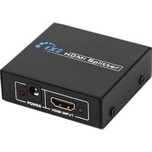 Maxi Trendy PX-5002 2 Port HDMI Splitter, 1 Giriş 2 Çıkış Adaptörlü HDMI Çoklayıcı, 1080P 2k 4K Fhd 3D Görüntü Dağıtıcı, Pc Laptop Uydu Alıcı Ps5 Xbox Dvr Nvr Tv Box Için Aynı Görüntü Ekran Çoğaltıcı