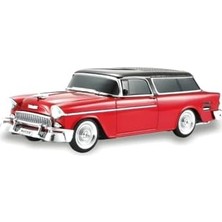 Maxi Trendy 1955 Model Klasik Araba Bluetooth Hoparlör Speaker 10 Watt Fm Radyo Sd Kart USB (Kırmızı)