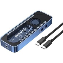 Maxi Trendy Acasis EC6608 Air - 8tb Nvme SSD Destekli, M&b/m Key, 10GBPS USB 3.1 Type-C, Dahili Fanlı, Alüminyum Disk Kutusu (EC6608-AIR)