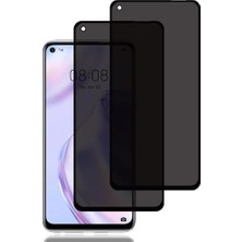 Maxi Trendy P40 Lite Privacy (Hayalet) Ekran Koruyucu – 2 Adet - 9h Temperli Cam, Yan Görünme Engelleyici, Tam Kaplama