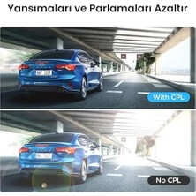 Maxi Trendy Viofo CPL-600 Polarize RTC420/RC320/A329S/A329T/A229 Ultra Arka Kamera Uyumlu Cpl Filtre