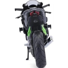Maxi Trendy 2014 Kawasaki H2R Maisto 1:12 Ölçek (18CM) Yeşil-Siyah