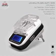 Maxi Trendy Subzero LCD Akıllı Pil Şarj Aleti Subzero DC55 SBZRDC55