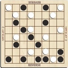 Maxi Trendy Ahşap Reverse Zeka ve Strateji Oyunu, Reversi ETICSET318