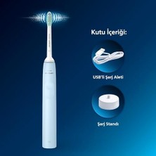 Maxi Trendy 2100 Sonic Şarjlı Diş Fırçası, 3 Kat Daha Fazla Plak Temizliği, 14 Gün Şarj Ömrü, Smarttimer ve Quadpacer Özellikli – HX3651/12
