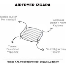 Maxi Trendy Airfryer Izgara Aparatı, Fritöz Aksesuarı, Airfryer Izgara Teli Xxl Model Uyumlu