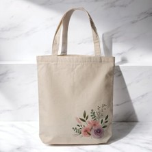 Maxi Trendy Demet - Baskılı Bez Omuz Çantası Pinterest Çanta (35X40 Cm)
