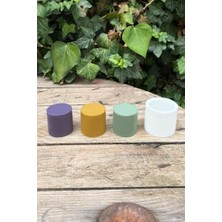 Maxi Trendy Silindir 3D Mum Kalıbı 4X4X4 (Silikon) 1 Adet