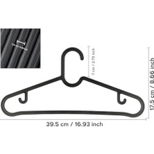 Maxi Trendy Jouis Askı Dolap Içi Elbise Askısı,pantolon,gömlek,ceket,etek Askısı,gardrop Için Slim Plastik Askı (20 Adet)