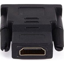 Maxi Trendy Plus PX-1815 DVI To HDMI Adaptör, 24+1 DVI Erkek To HDMI Dişi Görüntü Çevirici, 1080P Full Hd DVI HDMI Dönüştürücü Aparat, Pc Ekran Kartı Laptop Monitör Tv Projeksiyon Bağlantı Adaptörü