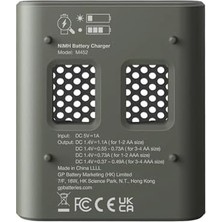 Maxi Trendy Gp M452 USB Hızlı Şarj Cihazı 4 Adet 2600 Aa Kalem Pilli Set