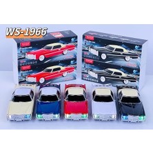 Maxi Trendy Kablosuz Hoparlör Bluetooth 1966 Cadillac Görünümlü Bluetooth Klasik Araba Hoparlör ve Fm Radyo Ofis Ev Için USB Sd Aux Girişli Kablosuz Speaker WS-1966 (Beyaz)