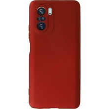 Aconcept Newface Xiaomi Poco F3 Kılıf First Silikon - Kırmızı