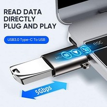 Maxi Trendy S-H151 Type-C Male USB Female Preto Adapter