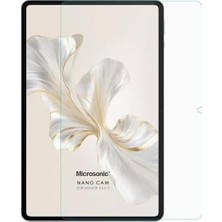 Maxi Trendy Honor Pad 9 Nano Glass Cam Ekran Koruyucu [honor Pad 9 ile Uyumlu Ekran Koruyucu - Şeffaf]