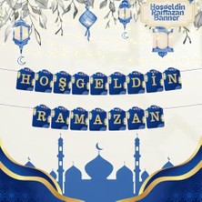 Maxi Trendy "hoş Geldin Ramazan" Dekorlu Süsü, Ramazan Süsleri, Ramazan Tavan Süsü Ürünleri