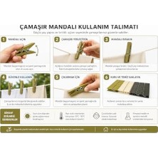 Maxi Trendy 24’lü Güçlü Yaylı Çamaşır Mandalı Seti – Kaymaz Yüzey, Rüzgara Dayanıklı, Dayanıklı Plastik Gövde, Çok Amaçlı Kullanım (Balkon, Bahçe, Mutfak, Dekorasyon)