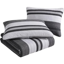 Maxi Trendy Nautica Ev | Ardmoore Koleksiyonu | Premium Pamuk Ultra Yumuşak Yorgan Örtüsü, Rahat 2 Parça Yatak Seti, Tüm Sezon Şık Yatak Örtüsü, Ikiz, Gri