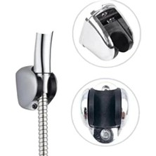 Maxi Trendy Duş Başlığı Tutacağı Mafsal Banyo Telefon Hortum Başlık Tutamağı Duvara Sabitleme Ayarlanabilir
