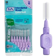 Maxi Trendy Diş Arası Fırçalar Ekstra Yumuşak Mor (Iso Boyut 6: 1,1 Mm) / Özellikle Yumuşak ve Verimli Diş Arası Temizlik Için / 1 x 8 Diş Arası Fırça