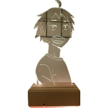 Modiwa Design Haikyu! Yamaguchi 16 Renk Uzaktan Kumandalı 3D Ahşap Gece Lambası Hediyelik