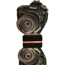 Modiwa Design CANON Fotoğraf Makinesi 16 Renk Uzaktan Kumandalı 3D Ahşap Gece Lambası Hediyelik