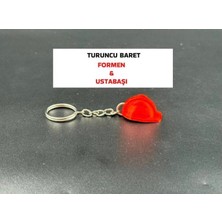 3D Atelier Baret Model Anahtarlık - Turuncu