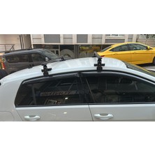 Kml34tuning55 Vw Golf 7 Siyah Renk Orjinal Tip Oluksuz Tip Port Bagaj Tavan Çıtası Ara Atkı Barı