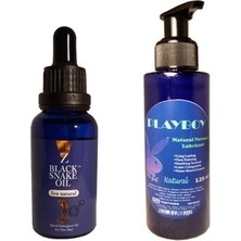 Alvera Playboy Hintohu Black Snake Erkekler Için For Men - Playboy Natural Personal Lubricant 125 ml
