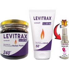 Alvera Helsol 240GR Levitrax Macun + 50 ml Levitrax Krem: Erkeklerin Performanslarına Özel Set + Hediye Erosel Masaj Yağı