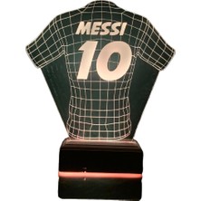 Modiwa Design Futbol Sevenlere Forma 16 Renk Uzaktan Kumandalı 3D Ahşap Gece Lambası Hediyelik